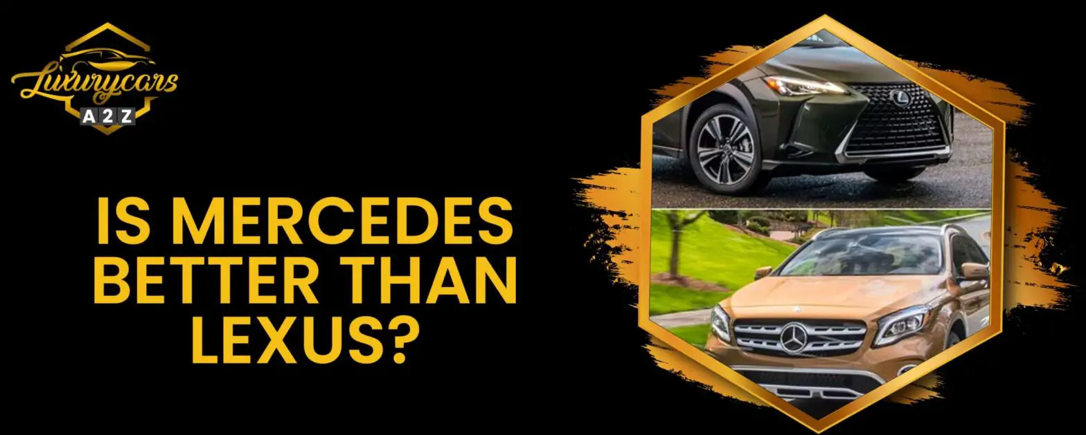 La Mercedes è meglio della Lexus?
