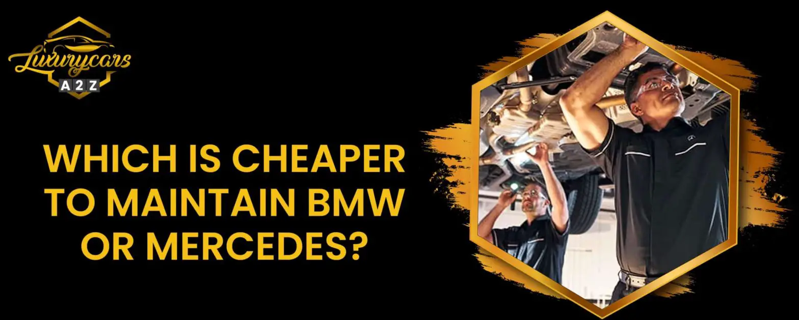 Qual è più economico da mantenere, BMW o Mercedes?