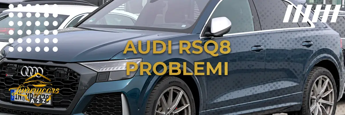 Audi RSQ8 problemi