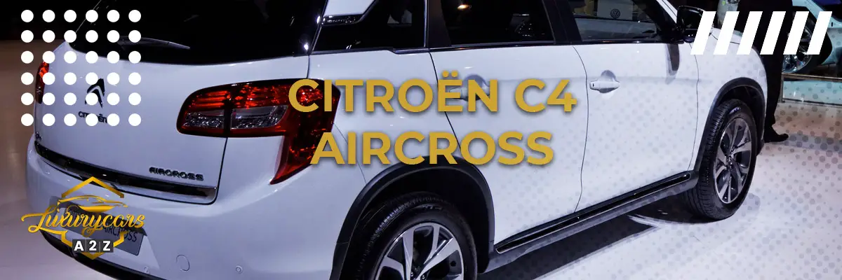 Citroën C4 Aircross è una buona auto?