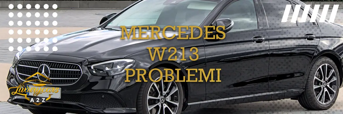 Mercedes W213 problemi & difetti